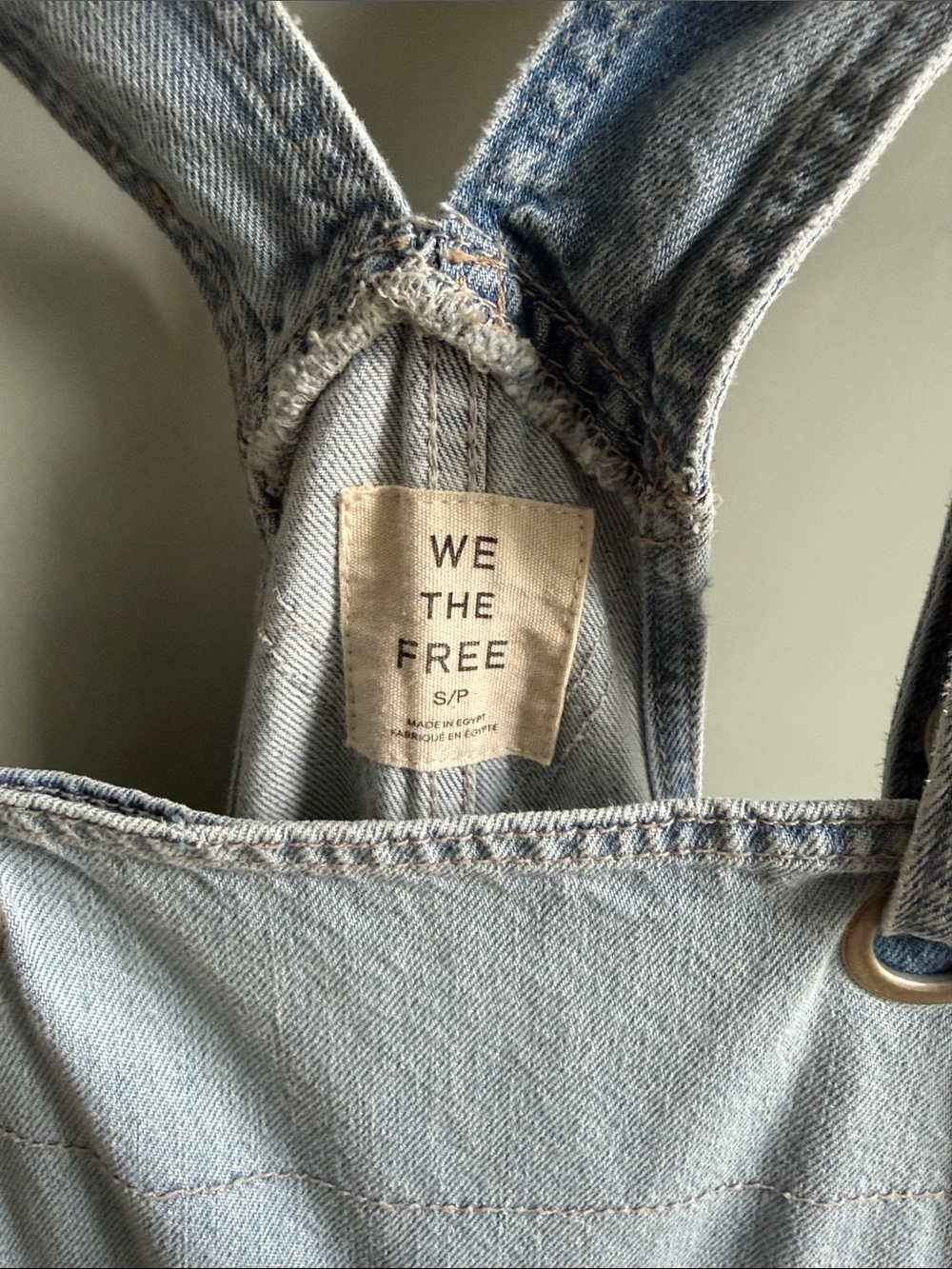 Like New! We The Free Rambler Overalls in Ghost Ranch - Picture 4 of 6